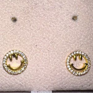Smiley face earrings! New without tags!